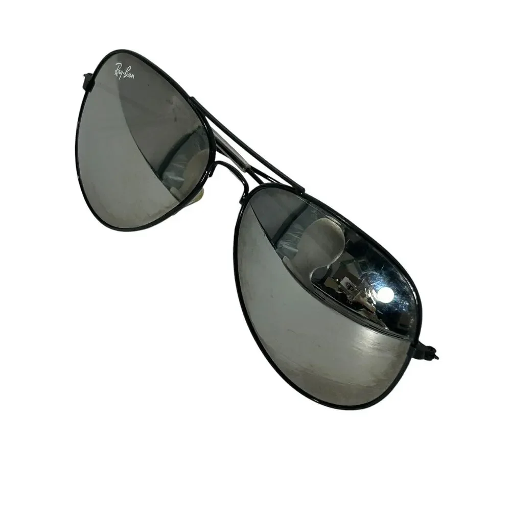Ray-Ban RB3025 Aviator Large Metal 62-14-135 Black Sunglasses